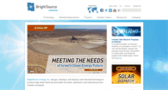 Desktop Screenshot of brightsourceenergy.com
